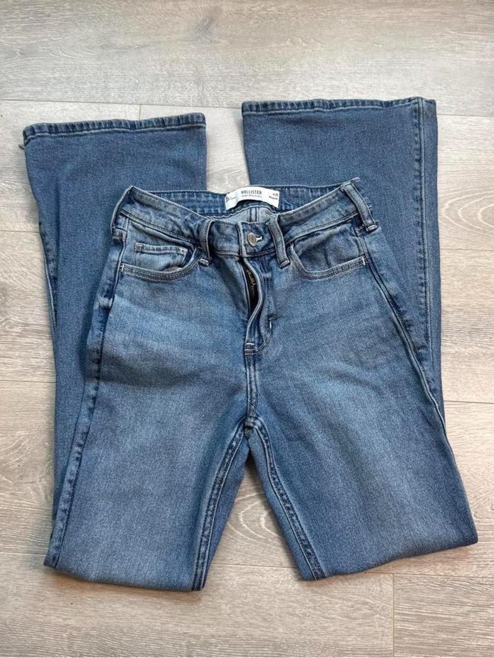 Hollister Dark Blue flare Jeans Womens 0